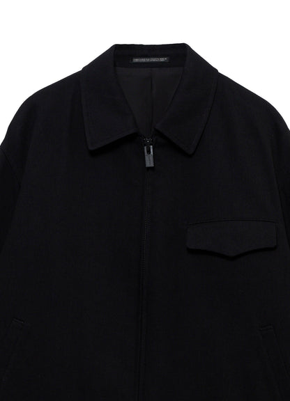 11OZ BLACK DENIM FLAP POCKET BLOUSON