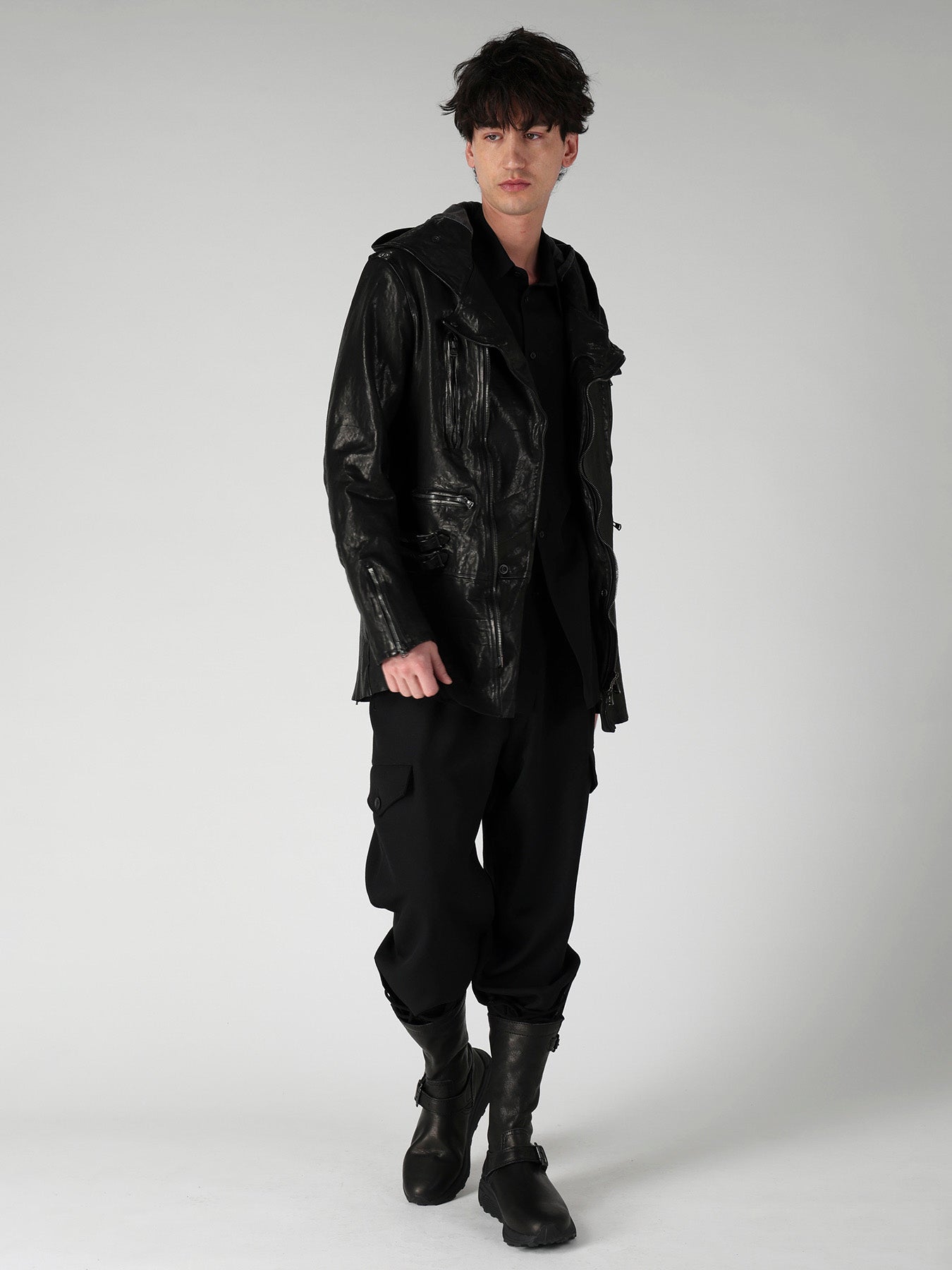 BL/ JP SHOULDER RIDERS HOODIE – THE SHOP YOHJI YAMAMOTO