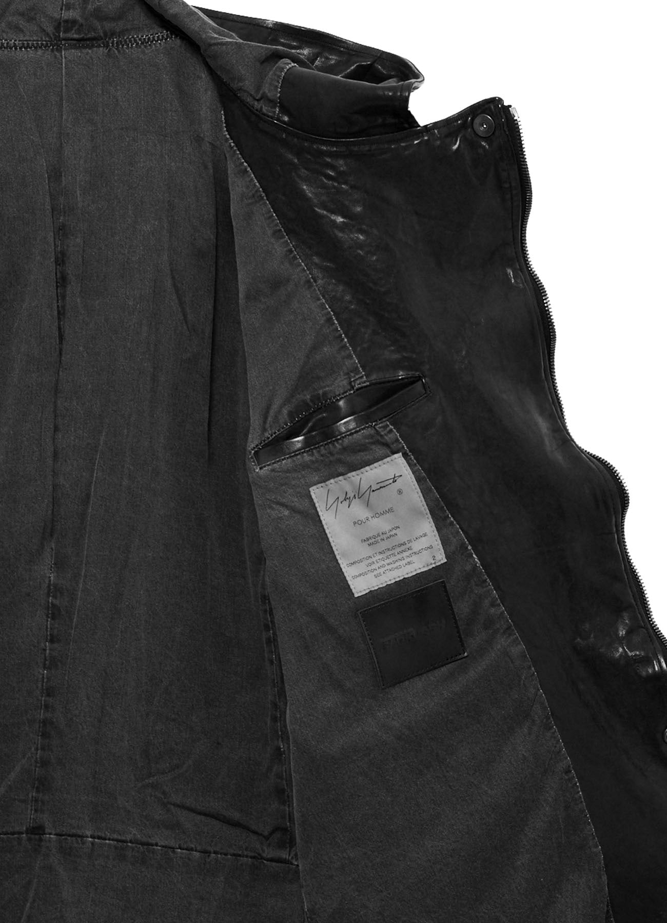 トップス 17AW HK-B39-100 Yohji Yamamoto POURHOMME BL/ JP SHOULDER RIDERS HOODIE – THE SHOP YOHJI YAMAMOTO