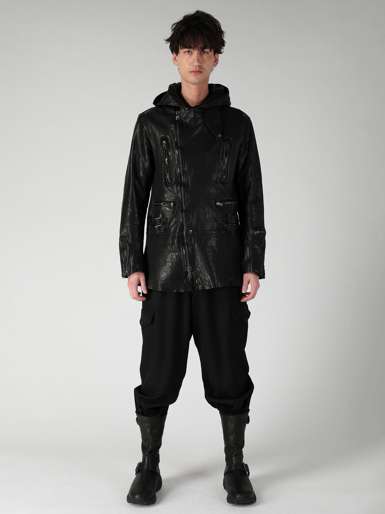 BL/ JP SHOULDER RIDERS HOODIE – THE SHOP YOHJI YAMAMOTO