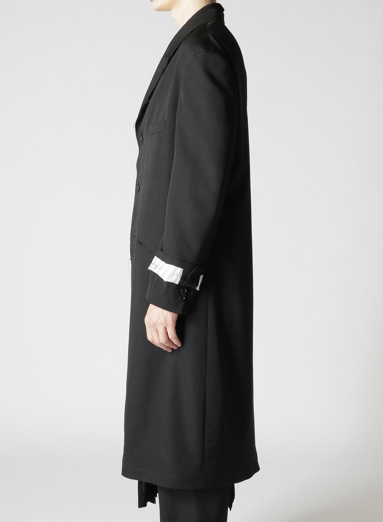 GABARDINE W-DOUBLE BODY PEAKED JKA – THE SHOP YOHJI YAMAMOTO