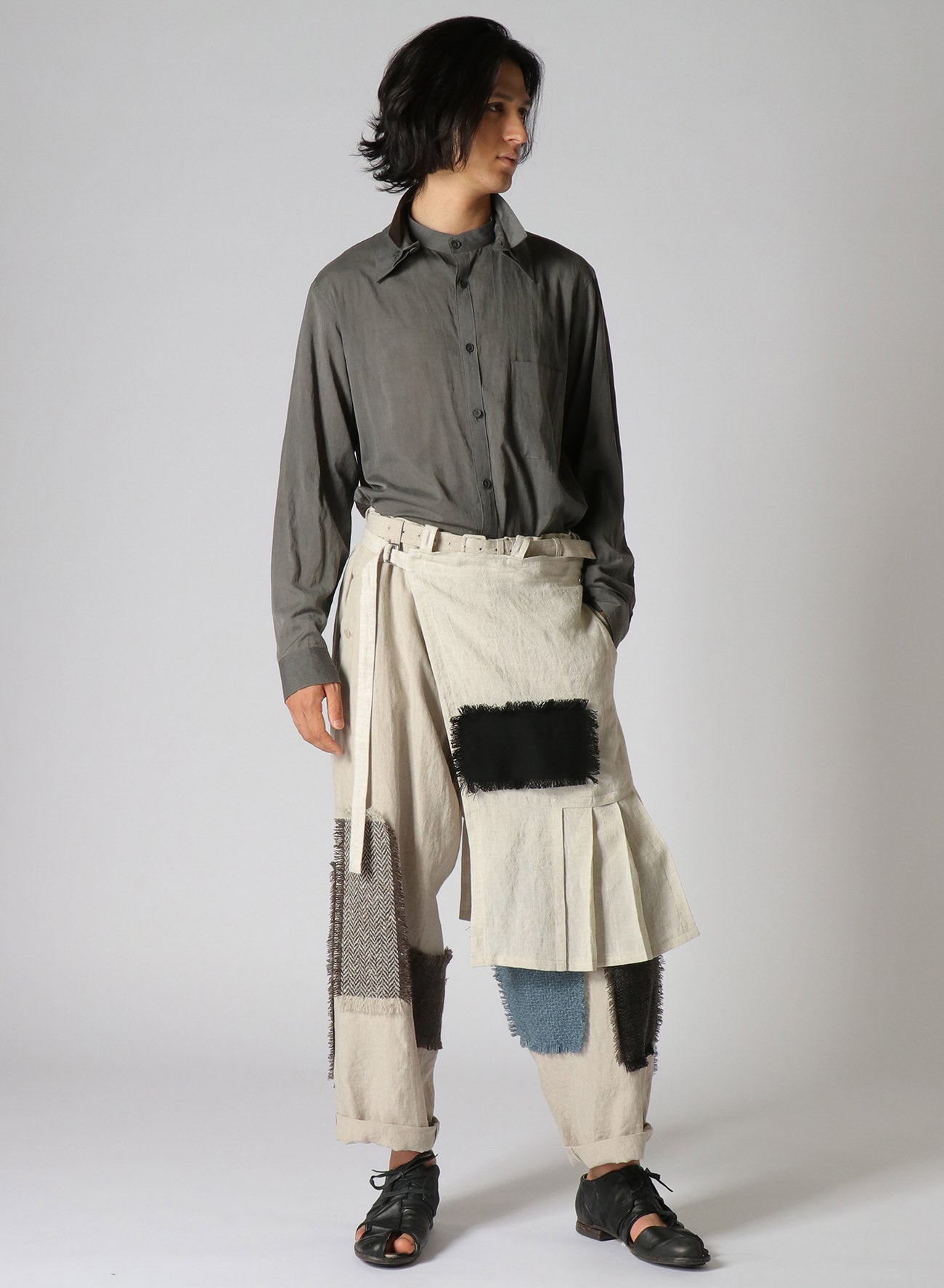 306/1+307/1 O-PANTS W/ PLEATED SKIRT P.C