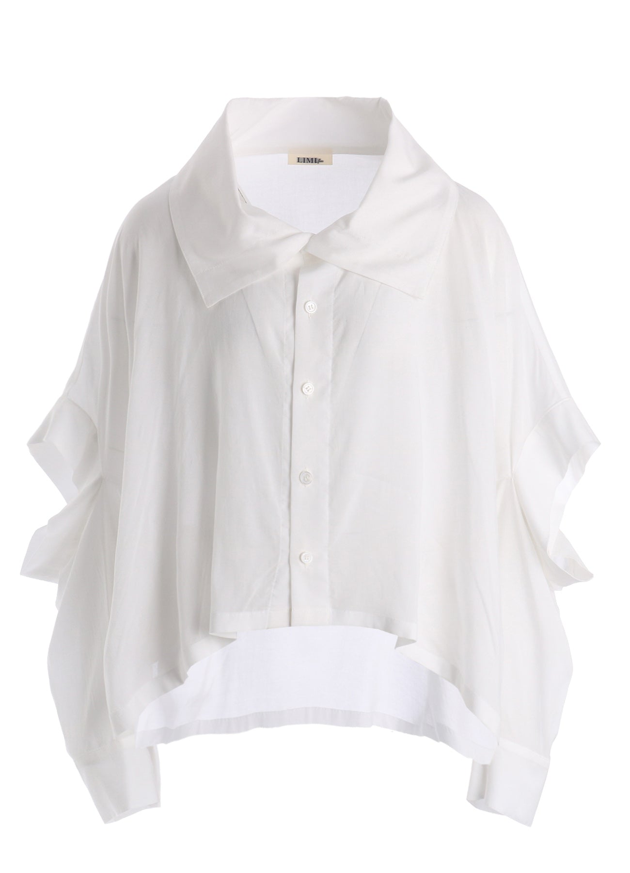 SOFT LAWN ELBOW SLIT SHIRT