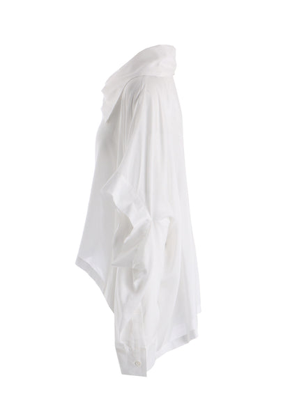 SOFT LAWN ELBOW SLIT SHIRT