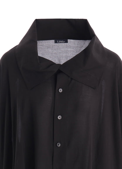 SOFT LAWN ELBOW SLIT SHIRT