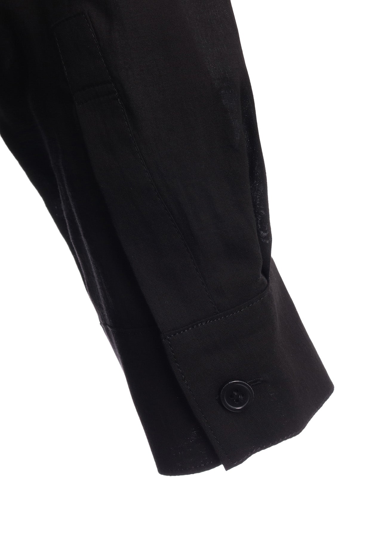 SOFT LAWN ELBOW SLIT LONG SHIRT