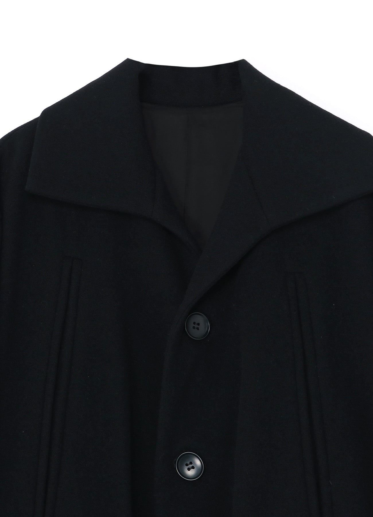 WOOL MOSSER WAIST STRING COAT