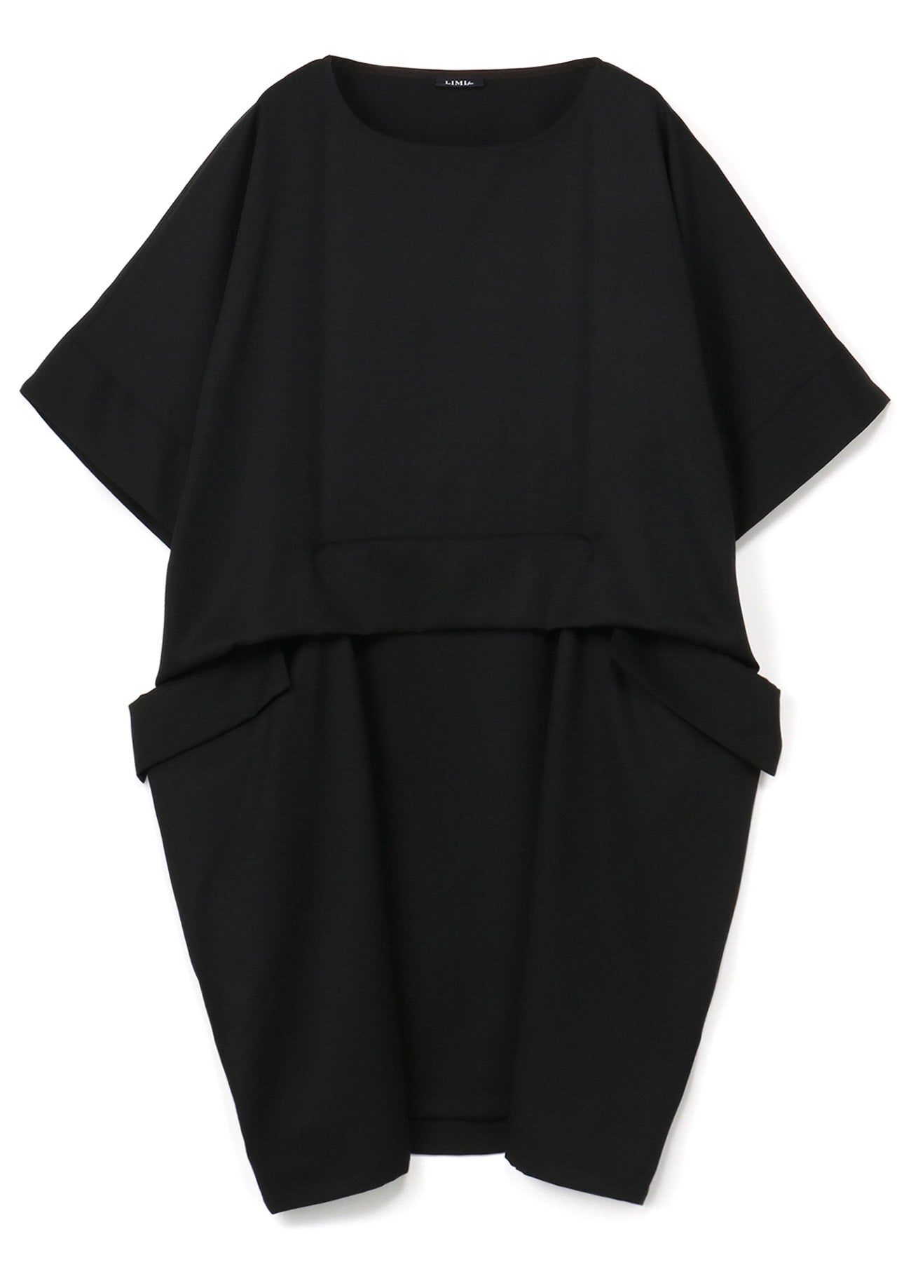 STANDARD WOOL GABARDINE DROPPED POCKET DRESS