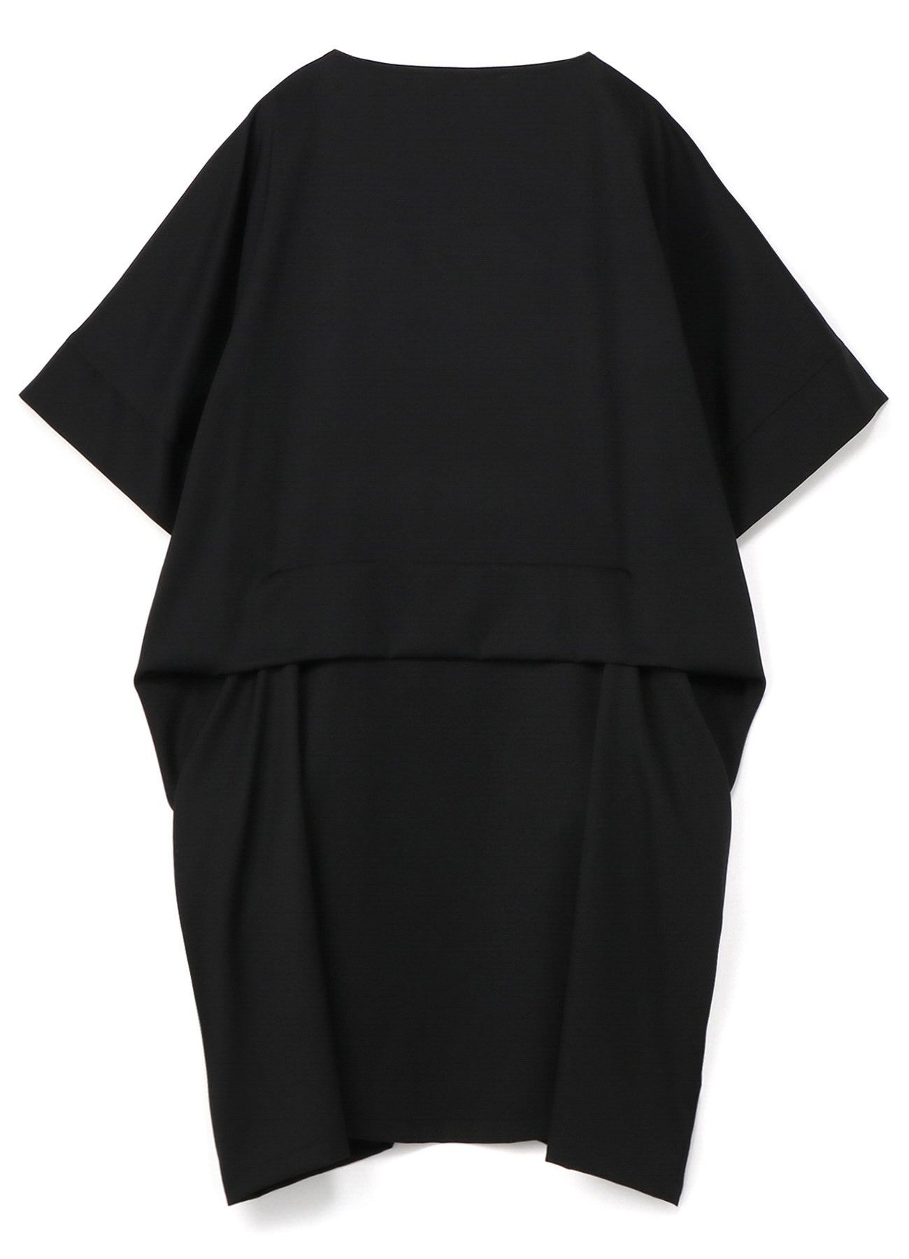 STANDARD WOOL GABARDINE DROPPED POCKET DRESS