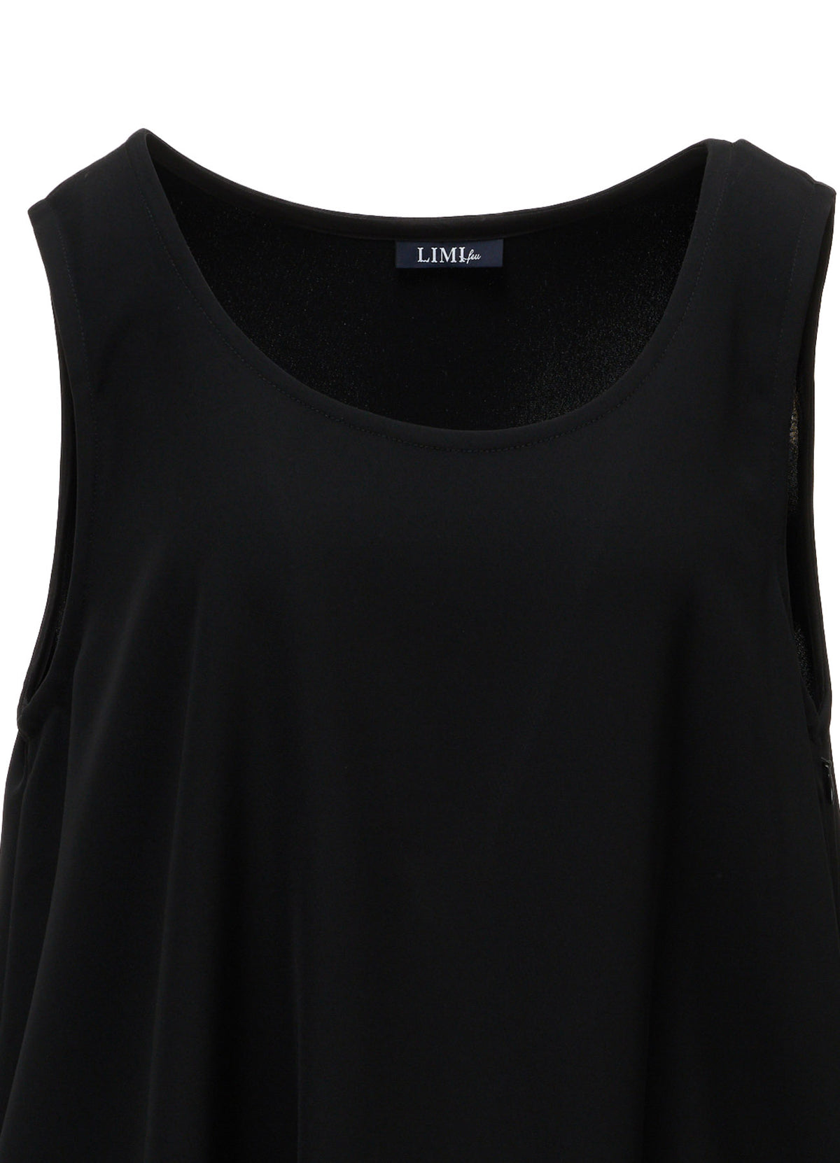 DOUBLE SATIN POCKET TUCK DRESS