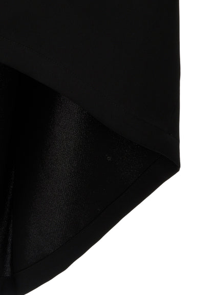 DOUBLE SATIN POCKET TUCK DRESS