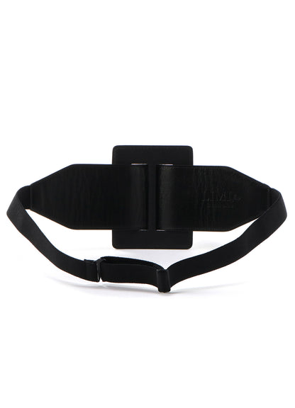 OILED SMOOTH LEATHER BUCKLE BELT