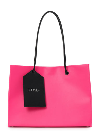 ORIGINAL PINK LEATHER SHOPPING BAG A