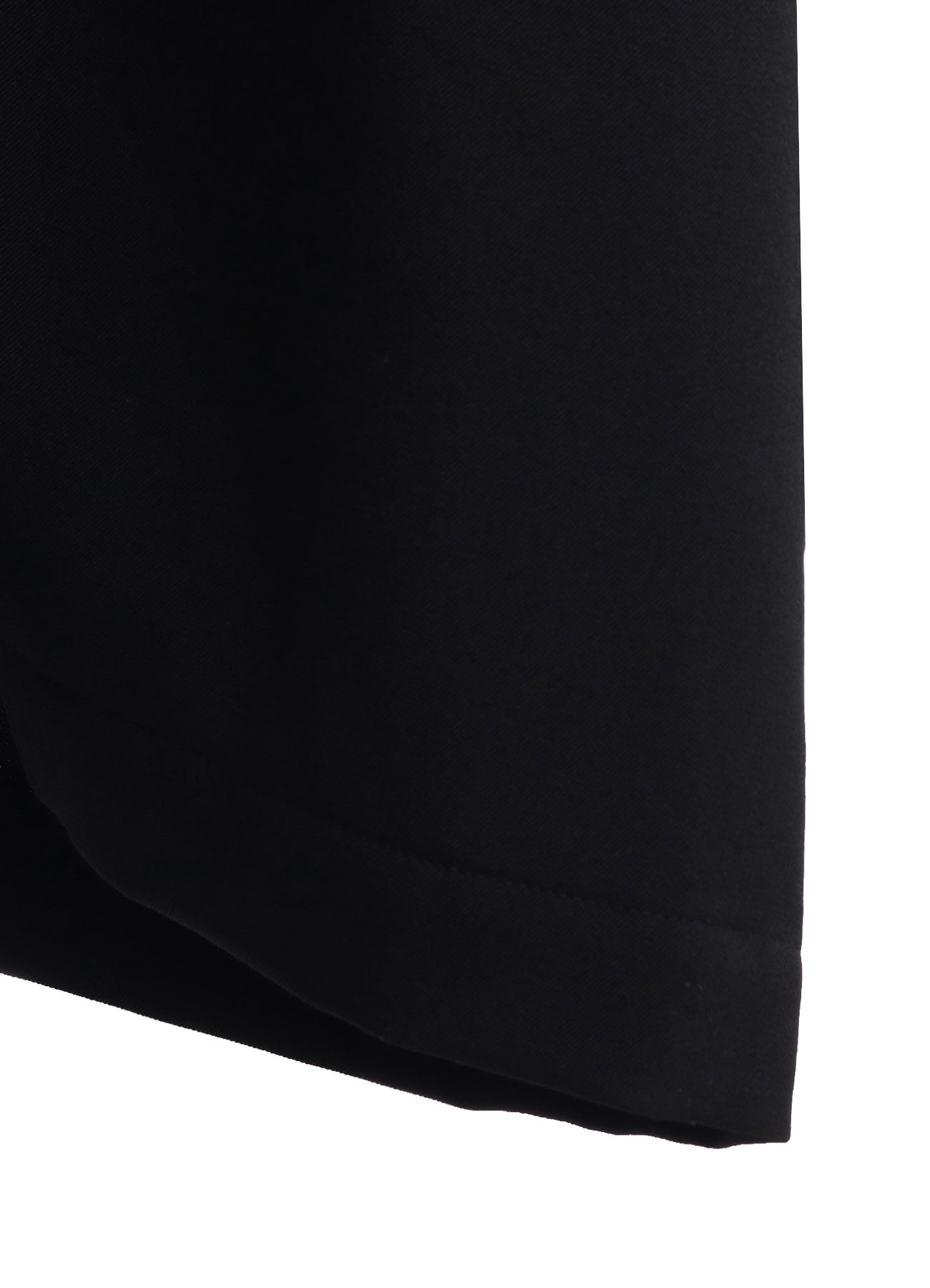 WOOL GABARDINE ELBOW PATCH LONG JACKET