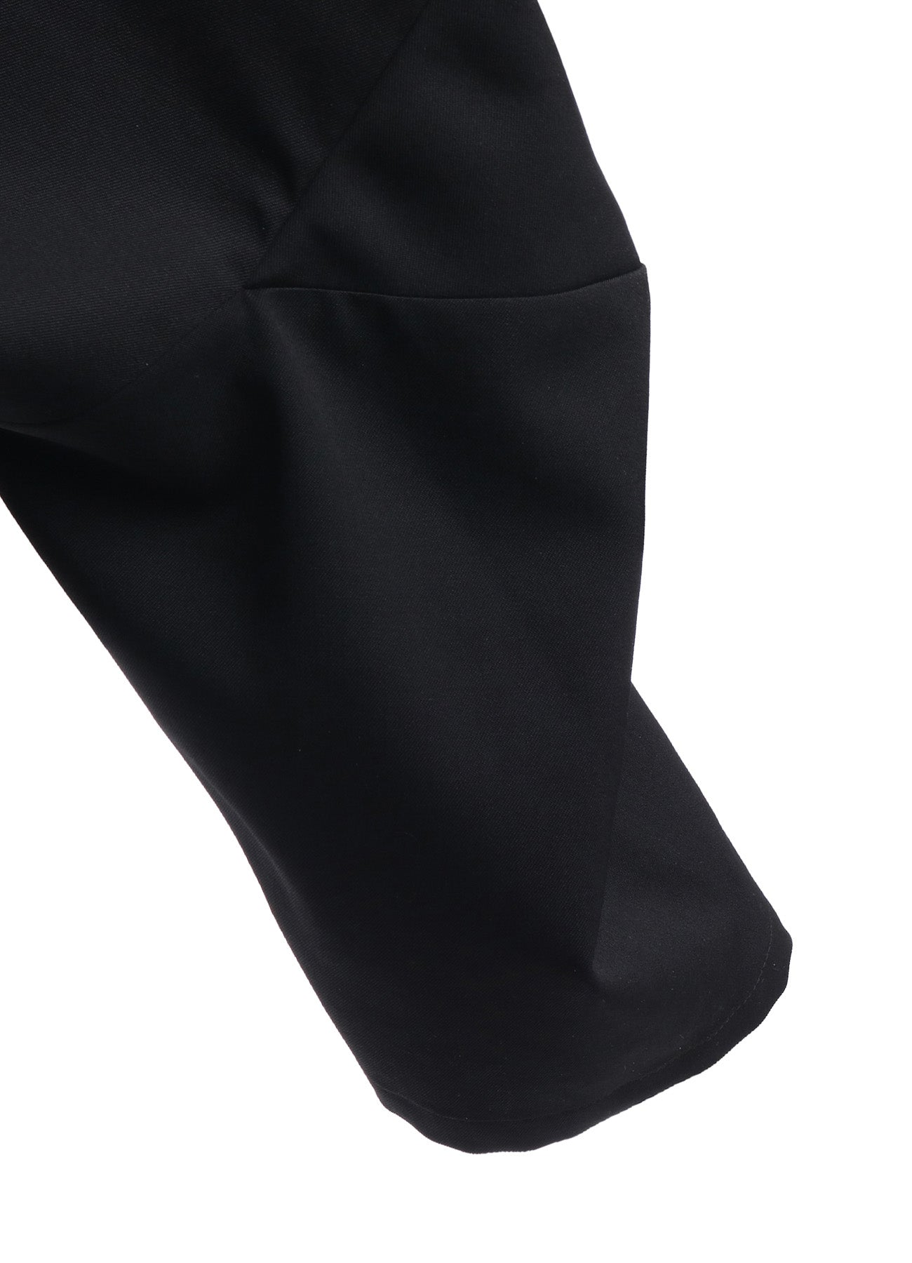 WOOL GABARDINE ELBOW PATCH SHORT JACKET