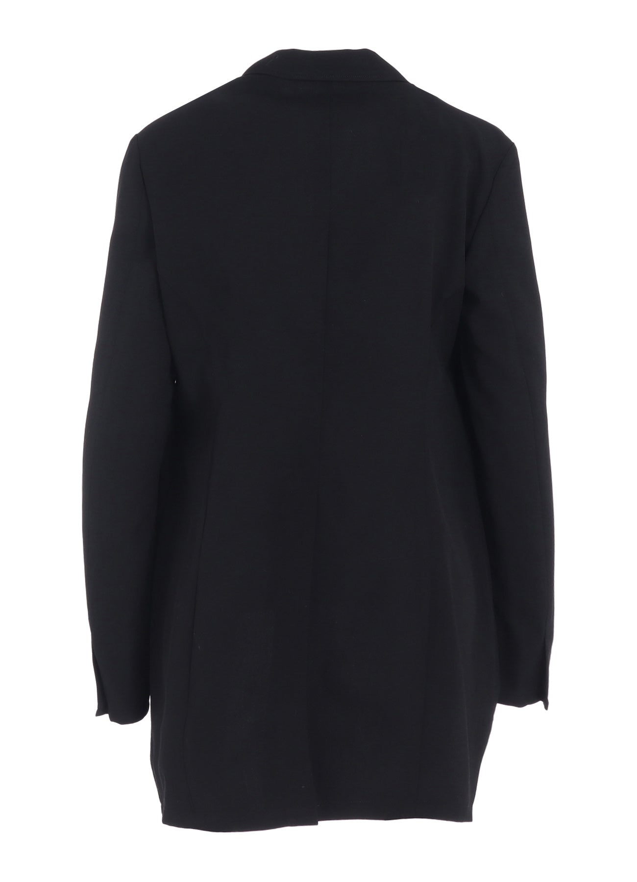 WOOL GABARDINE BACK LONG JACKET