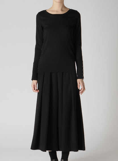 STANDARD SOFT WOOL WASHABLE PLAIN STITCH SIDE SWEATER