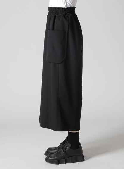 WOOL GABARDINE BIG PANTS