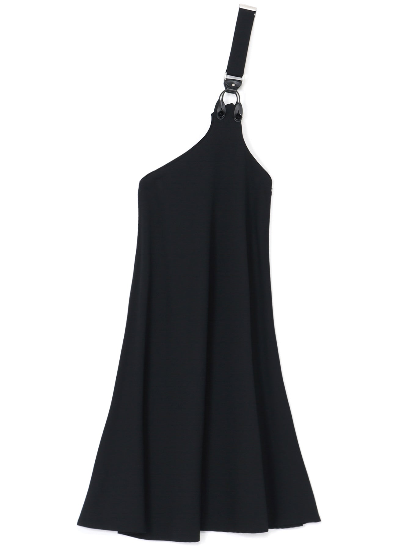 WOOL GABARDINE SHOULDER STRAP SKIRT