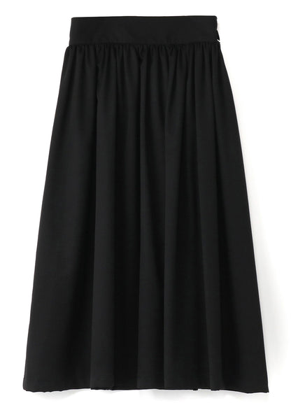 Standard W/Gabardine Long Gathered Skirt