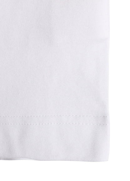 RIBBON TAPE DETAIL LONG-SLEEVE LONG T-SHIRT