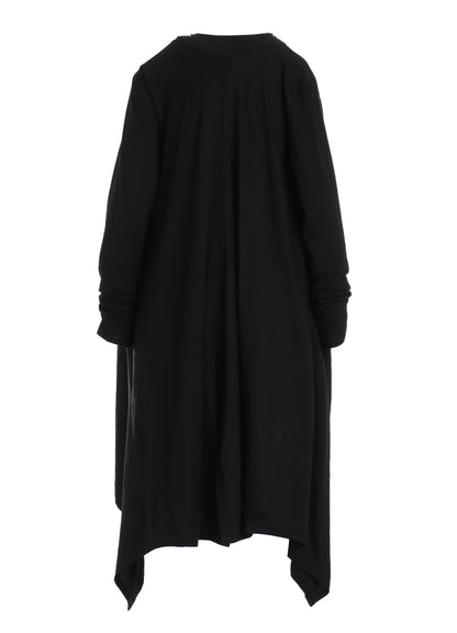 LYOCELL / COTTON JERSEY DRAPE LONG CARDIGAN