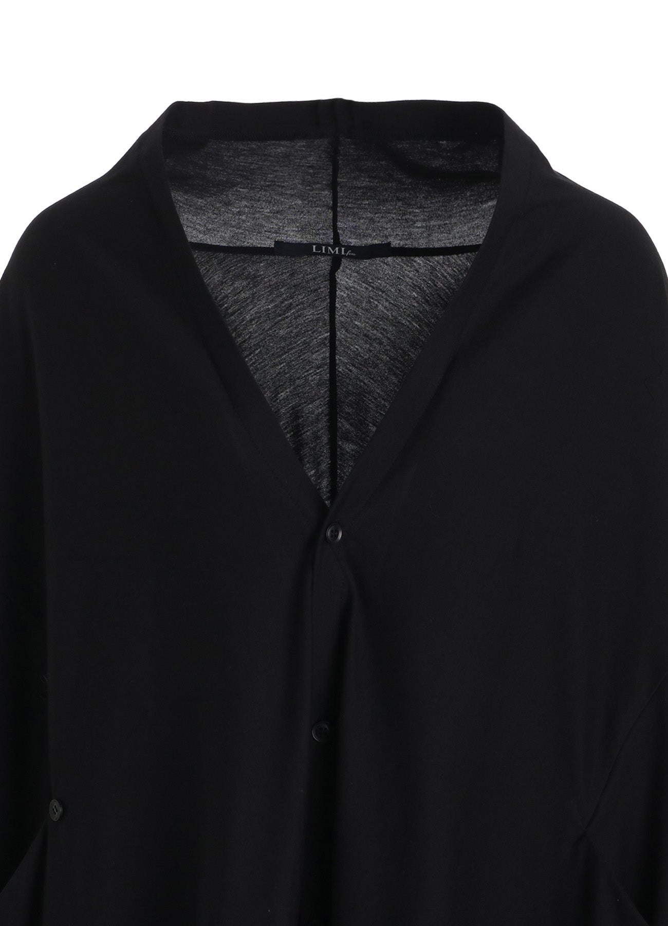 LYOCELL / COTTON JERSEY DRAPE LONG CARDIGAN – THE SHOP YOHJI YAMAMOTO
