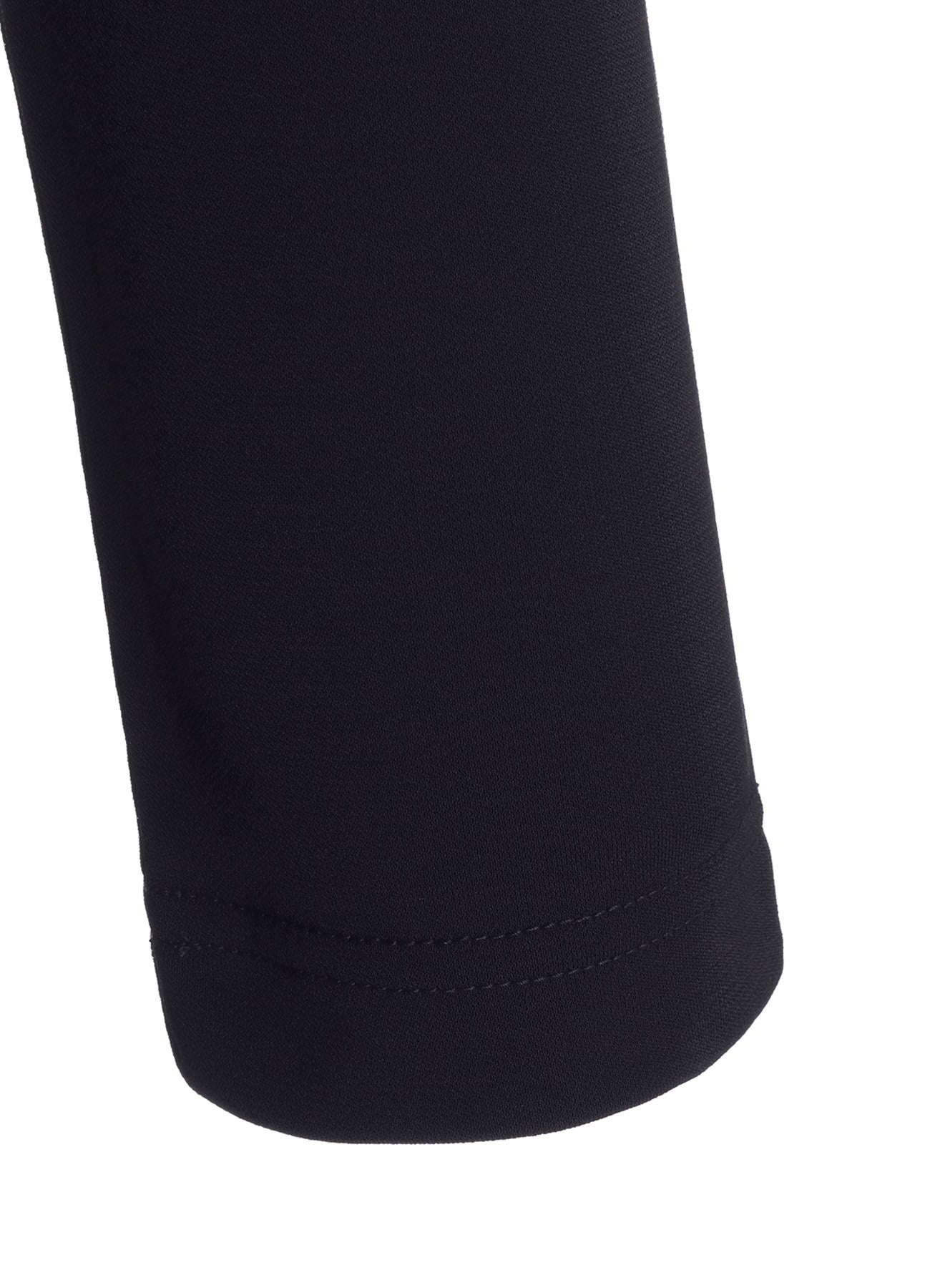 HIGH TWIST SMOOTH RAYON LONG SLEEVE TUCK DRESS