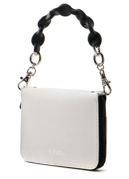 Rubber Touch Leather Chain Wallet