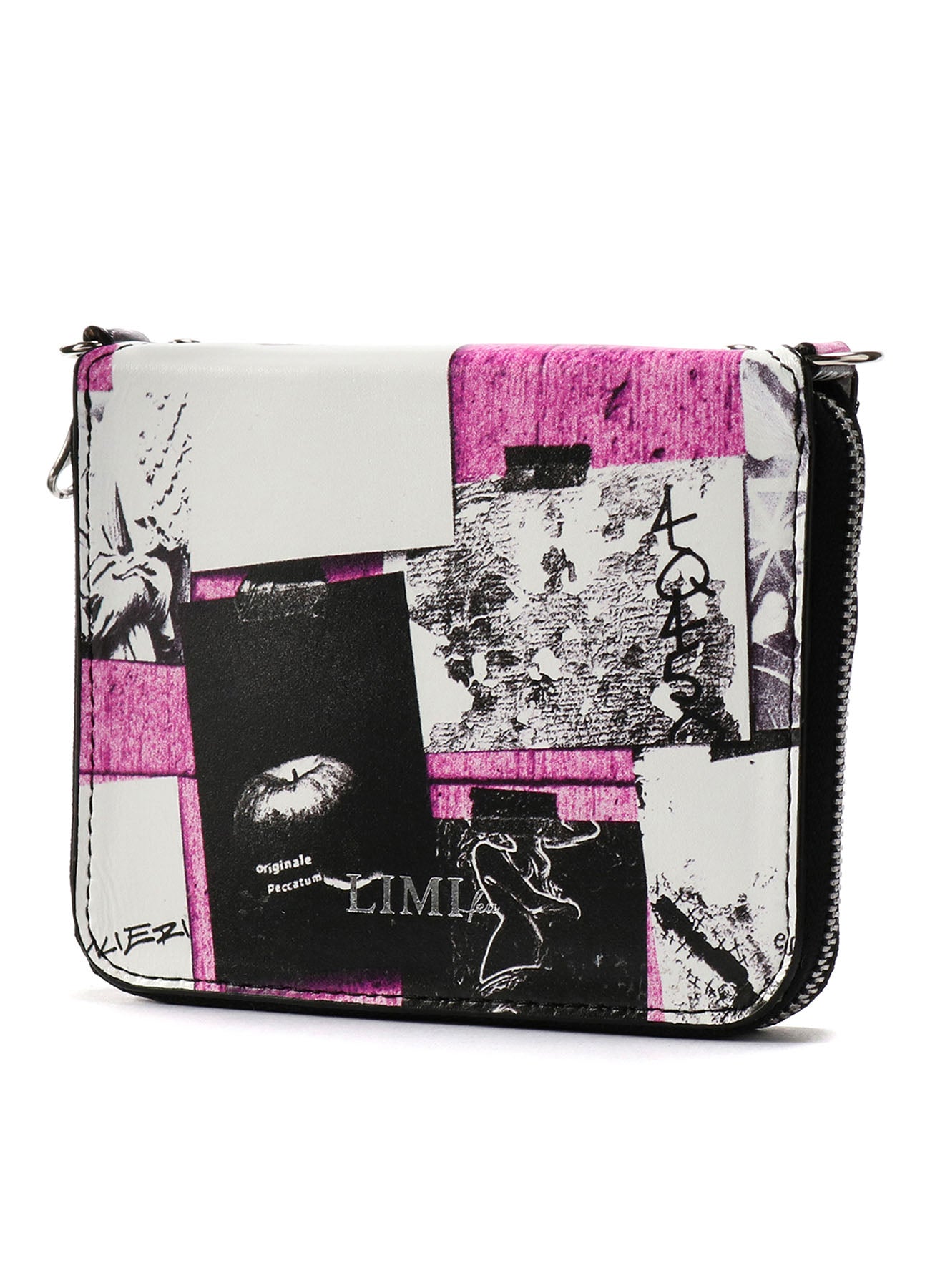 2021 Material Print Leather C Rubber Chain Wallet