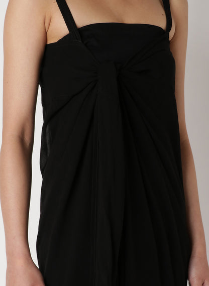 Cu/Chiffon Chest Knot Cami Dress