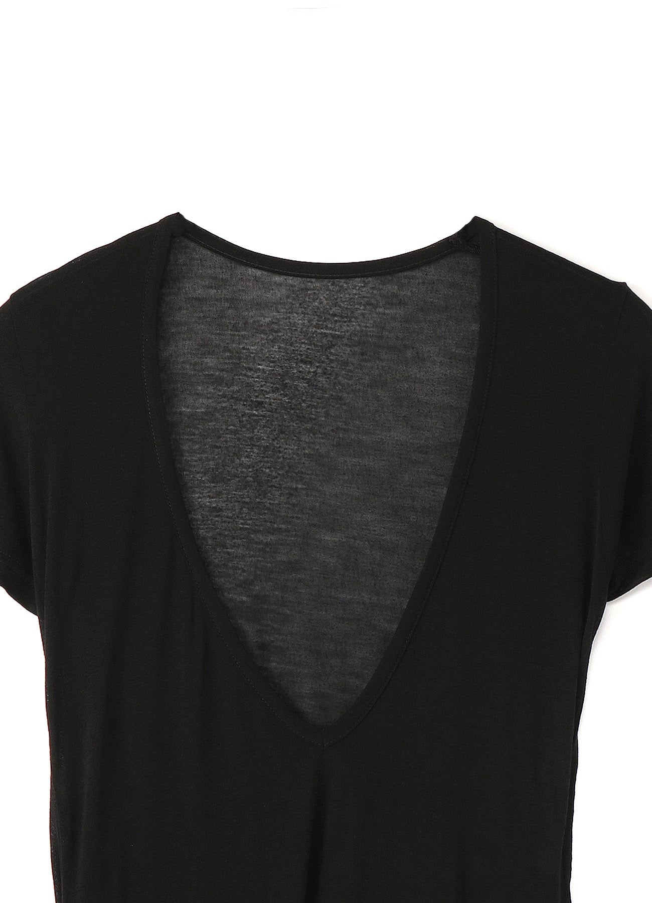 Ry/Si Plain Stitch V-Neck Asymmetry T