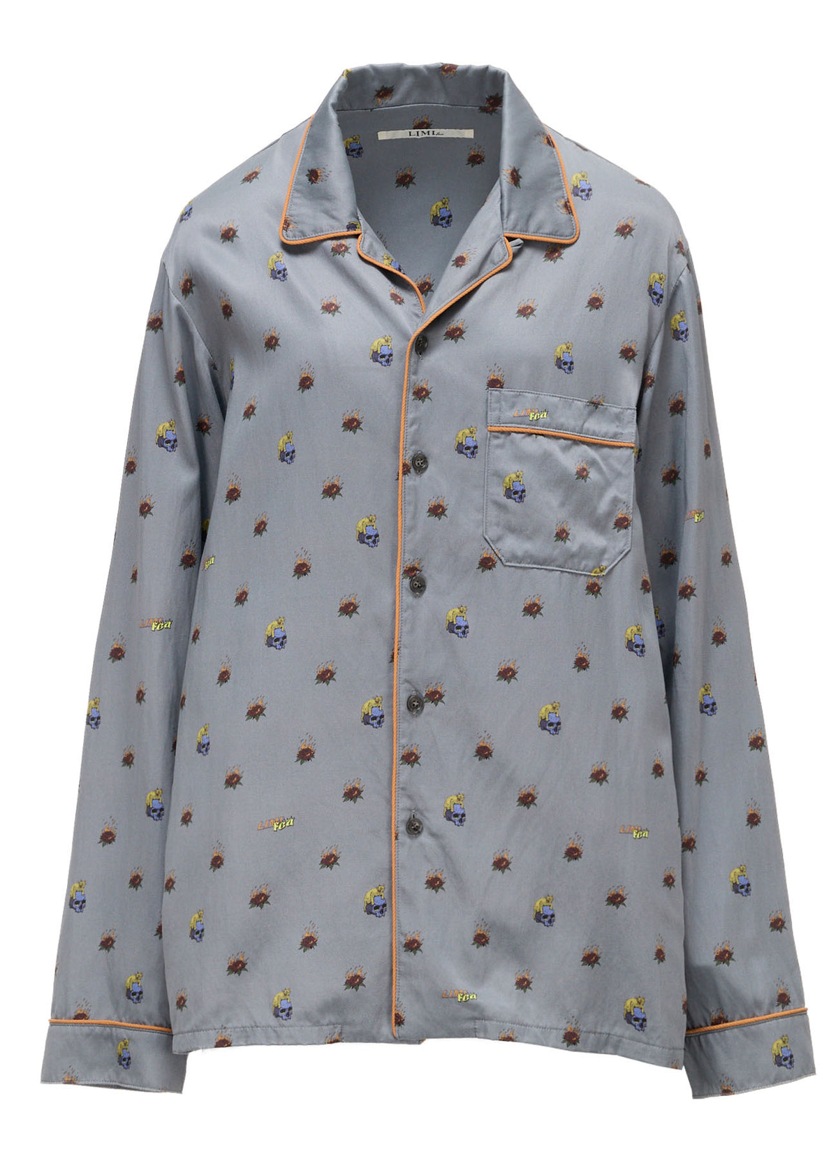 LIMI feu×HIROTTON RY/C SATIN PAJAMA SHIRT