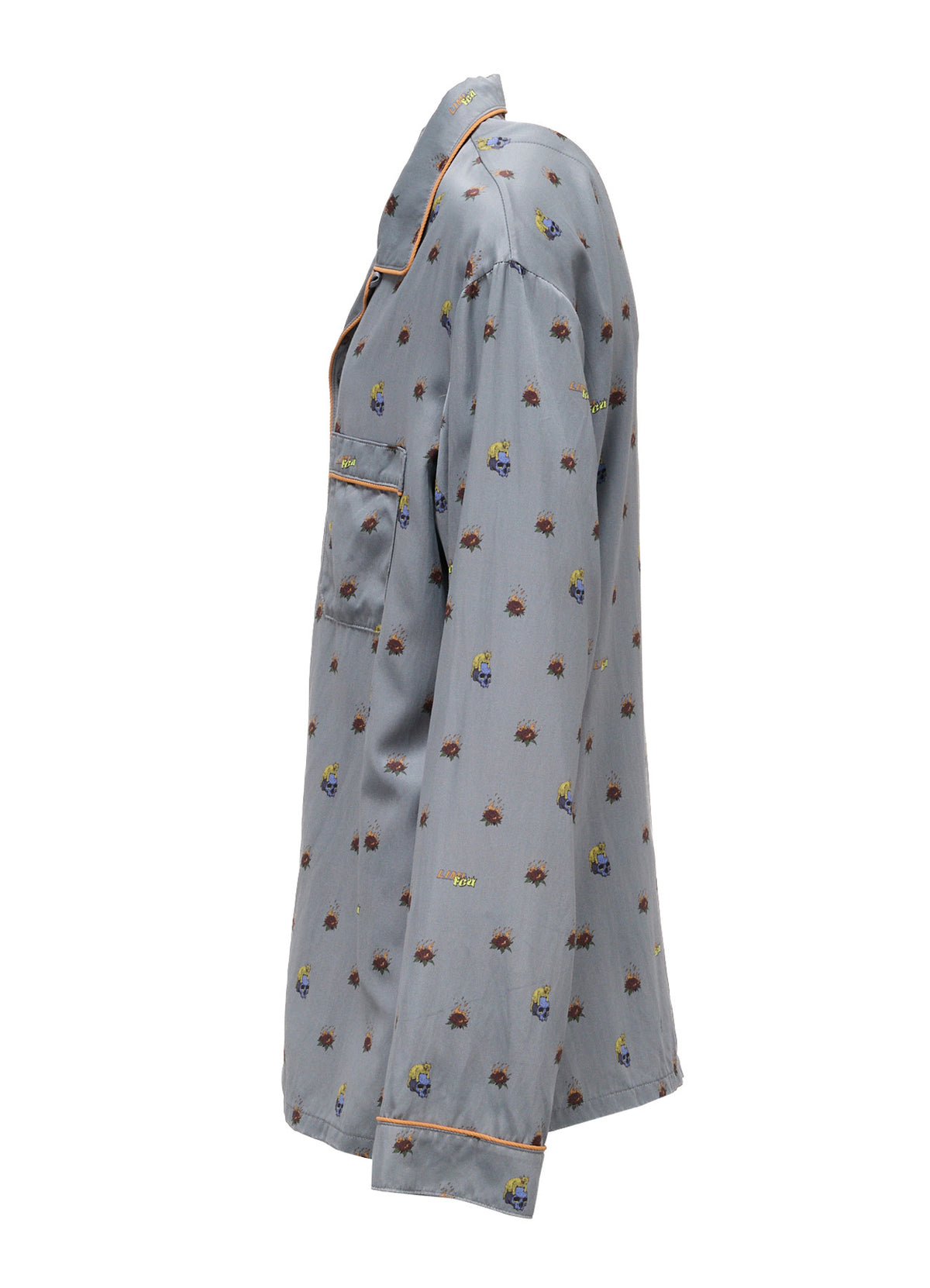 LIMI feu×HIROTTON RY/C SATIN PAJAMA SHIRT