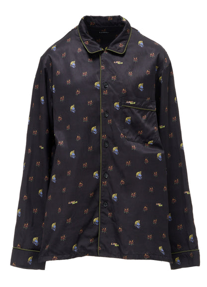 LIMI feu×HIROTTON RY/C SATIN PAJAMA SHIRT
