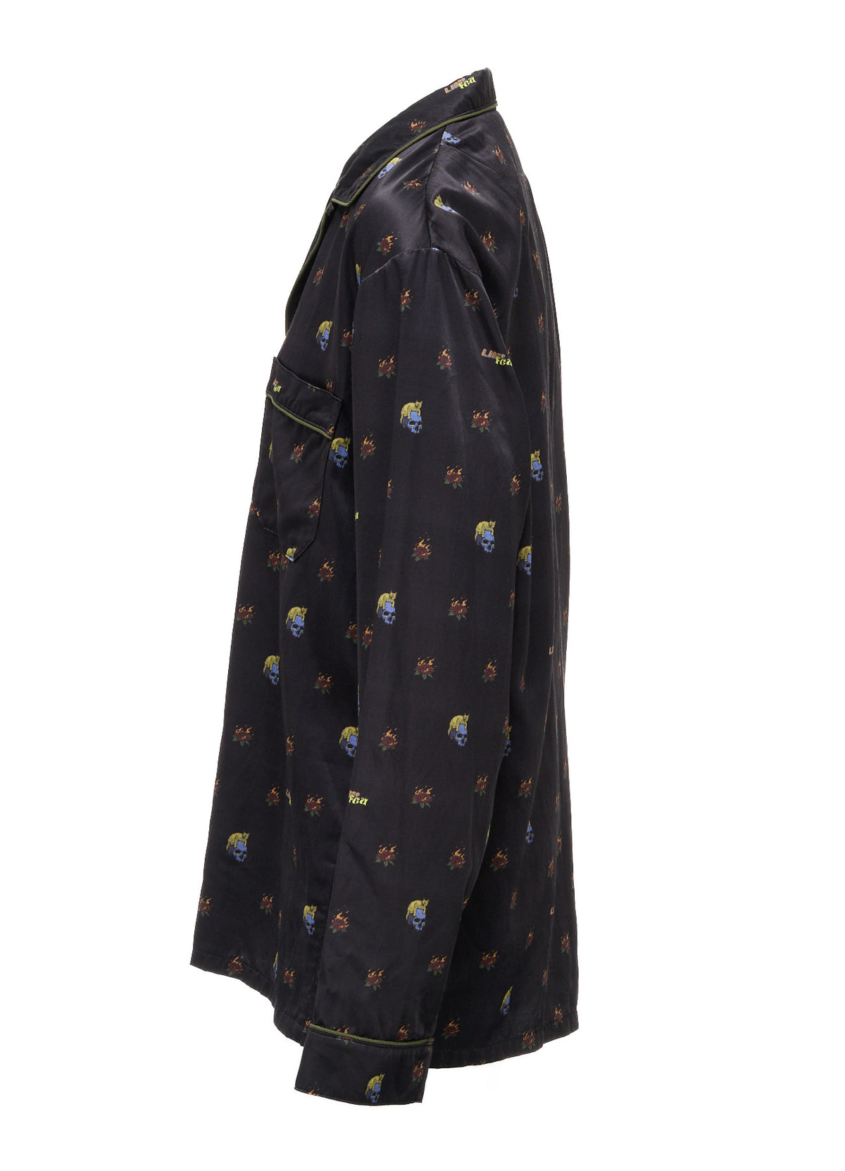 LIMI feu×HIROTTON RY/C SATIN PAJAMA SHIRT