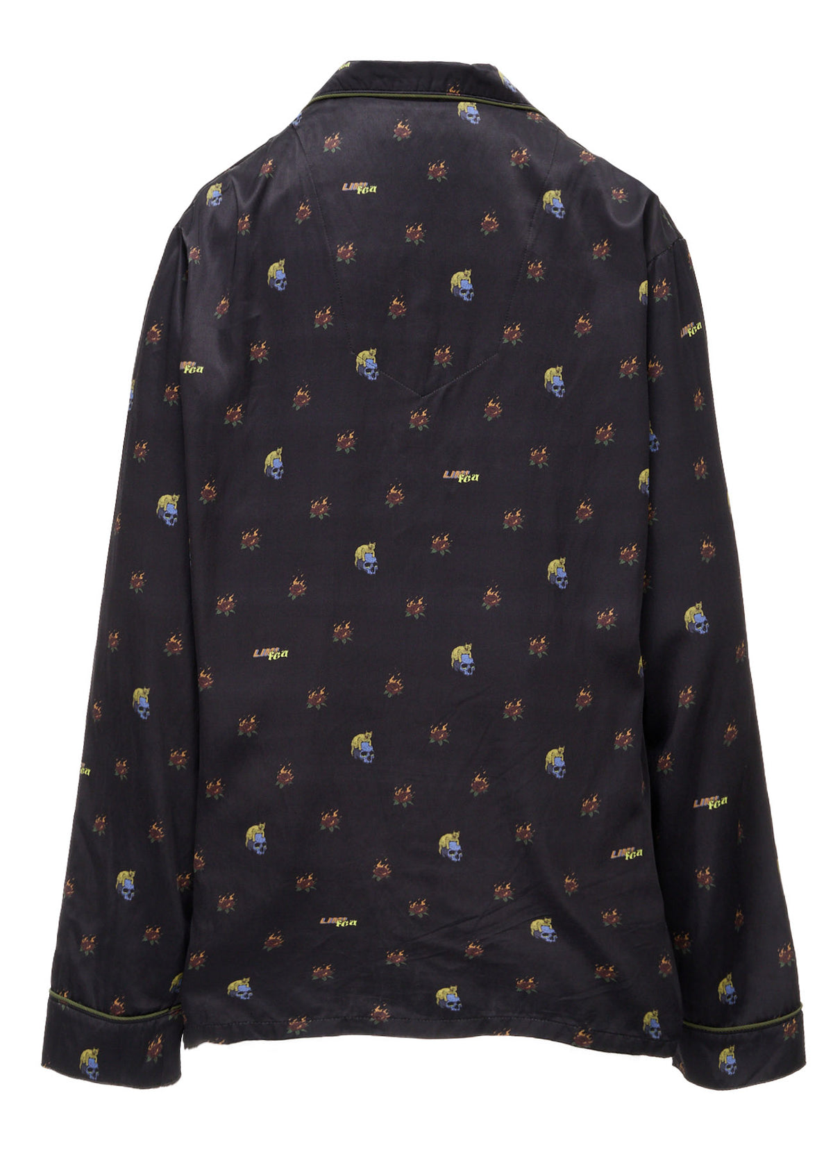 LIMI feu×HIROTTON RY/C SATIN PAJAMA SHIRT