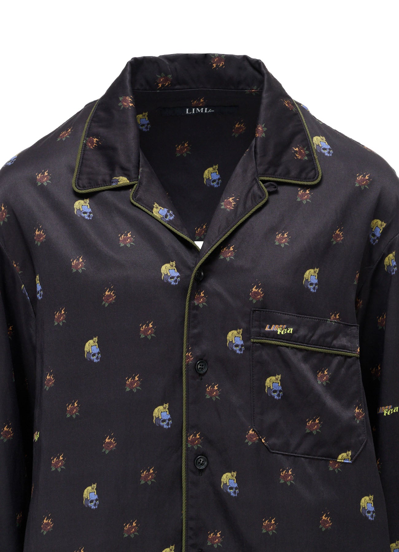 LIMI feu×HIROTTON RY/C SATIN PAJAMA SHIRT – THE SHOP YOHJI YAMAMOTO