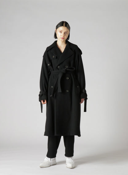 W/Mosser B Long Trench Coat