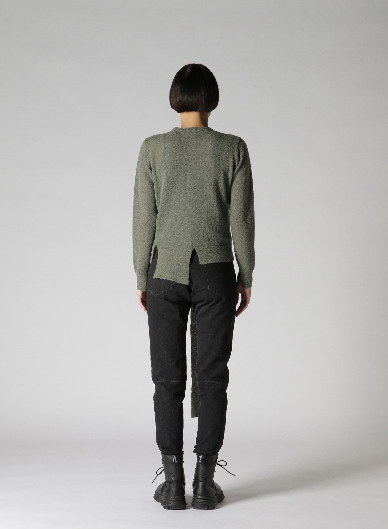 Alp/Ny/W Plain Stitch Design Cardigan