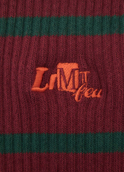 LIMI feu×HIROTTON EMBROIDERED RIB SOCKS