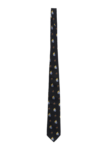 LIMI feu×HIROTTON SILK TWILL TIE