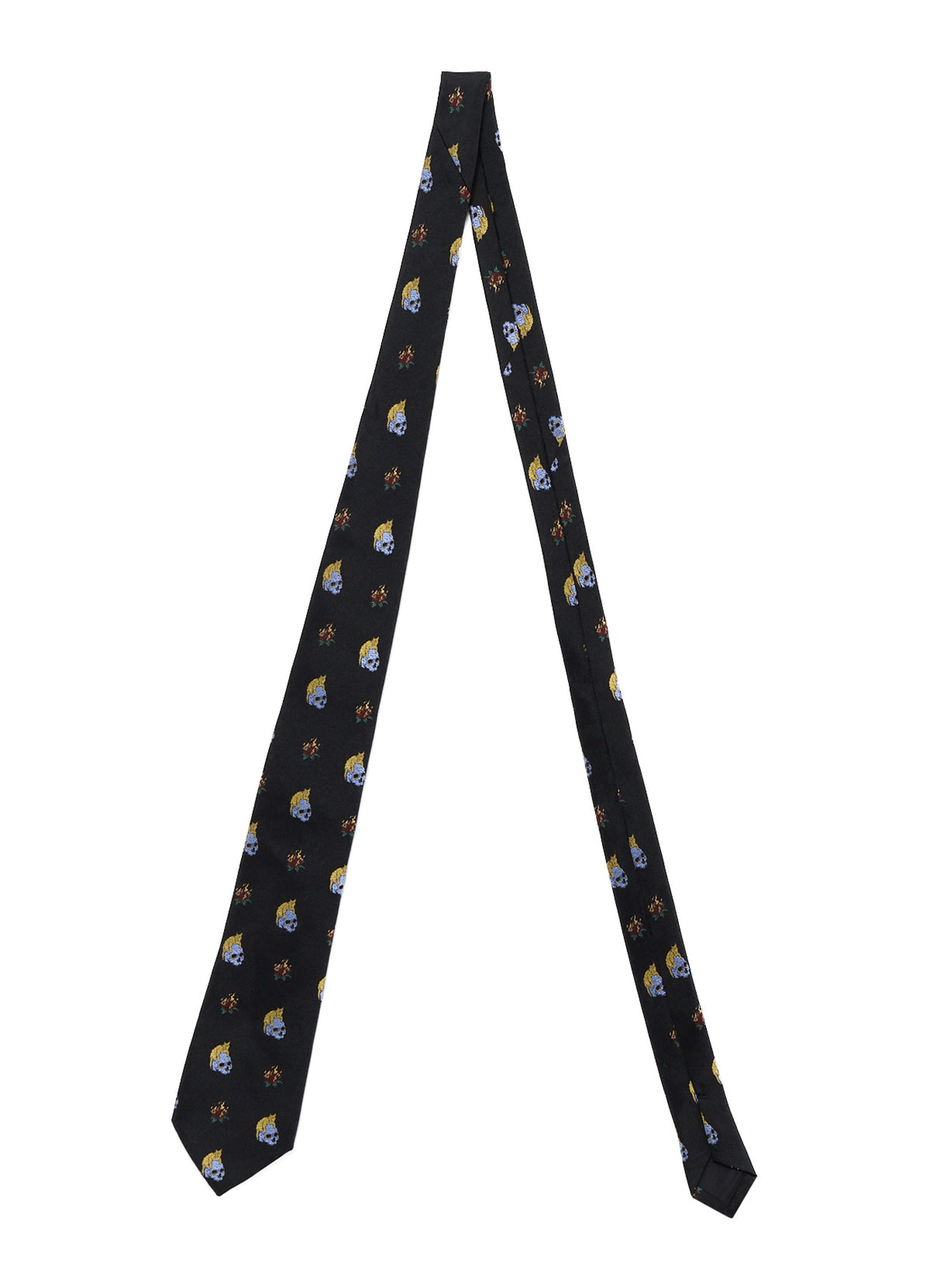 LIMI feu×HIROTTON SILK TWILL TIE
