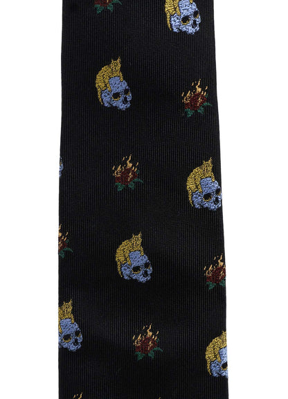 LIMI feu×HIROTTON SILK TWILL TIE