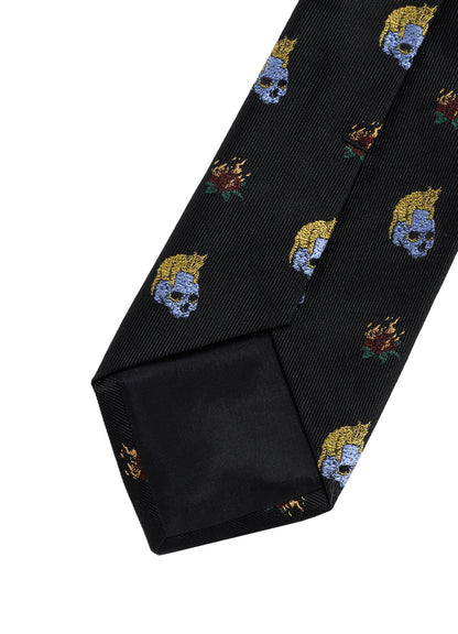 LIMI feu×HIROTTON SILK TWILL TIE