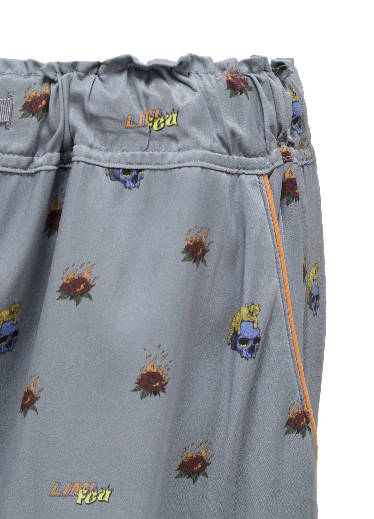 LIMI feu×HIROTTON RY/C SATIN PAJAMA PANTS