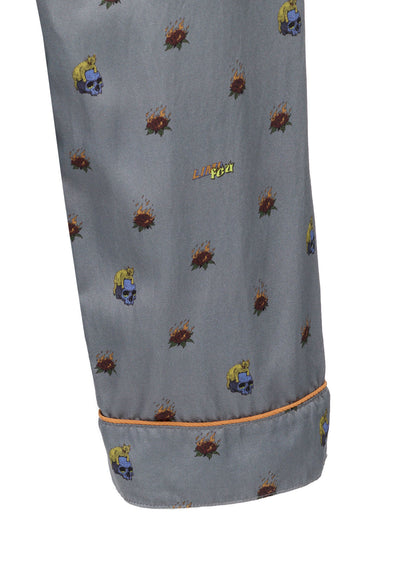 LIMI feu×HIROTTON RY/C SATIN PAJAMA PANTS
