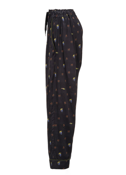 LIMI feu×HIROTTON RY/C SATIN PAJAMA PANTS