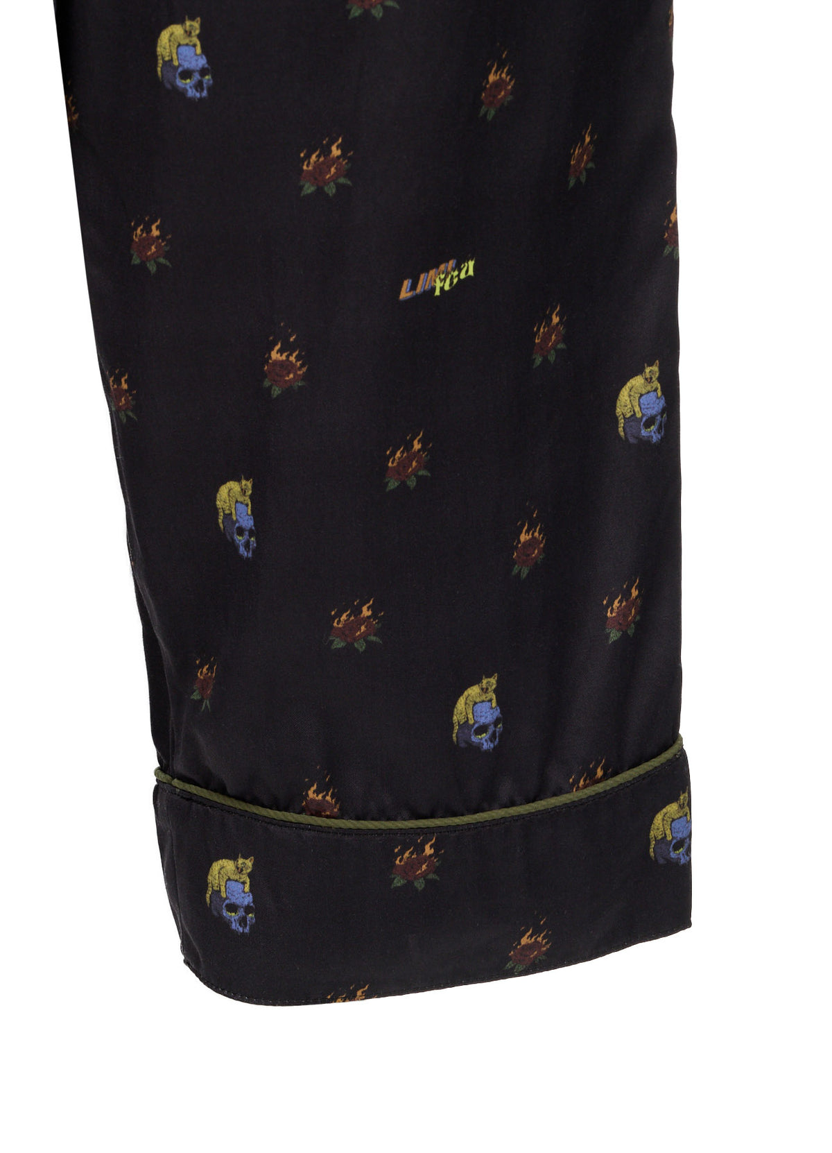 LIMI feu×HIROTTON RY/C SATIN PAJAMA PANTS