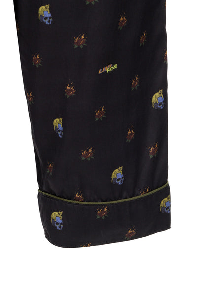 LIMI feu×HIROTTON RY/C SATIN PAJAMA PANTS